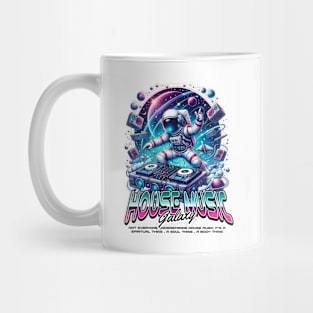 HOUSE MUSIC  - Dj Astronaut Galaxy (black) Mug